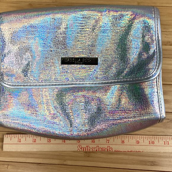 Isabella Scott Hanging Case Makeup Cosmetic Toiletry Organizer Travel Fold Up - Picture 9 of 11